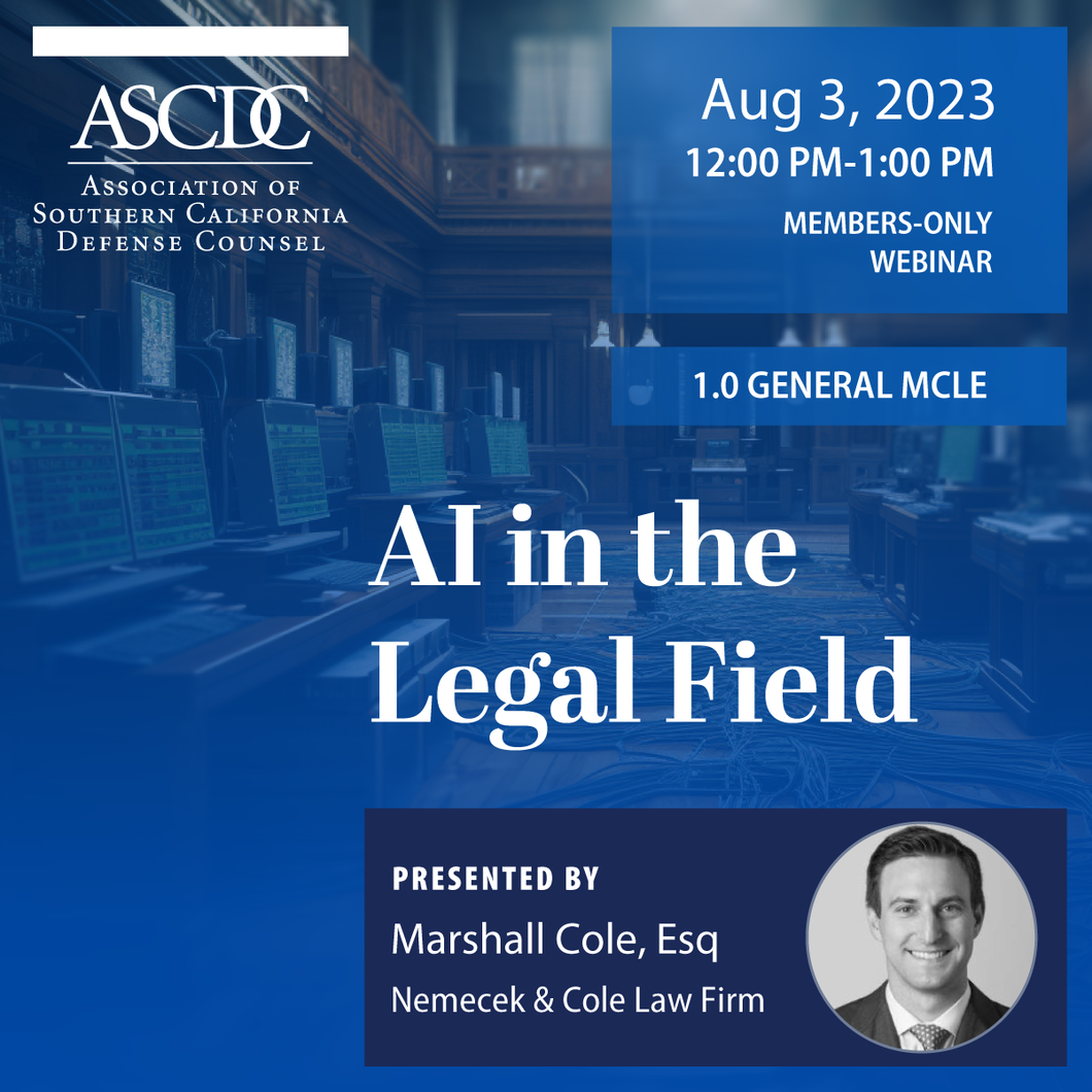 Artificial Intelligence in the Legal Field - 2023